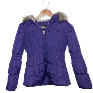 Weather tamer purple bubble coat